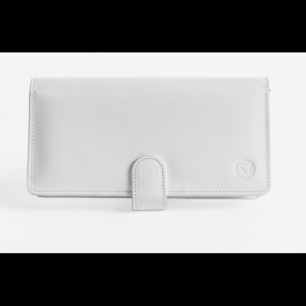 Dimension Leather Arctic White Patent Leather